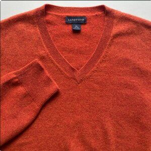 100% Cashmere Lands’ End Men’s Sweater XL